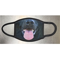 BLACK LABRADOR RETRIEVER FACE MASK