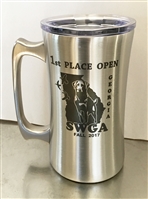 Beer Stein Stainless Steel Double Walled Tumbler FREE CUSTOM ENGRAVING