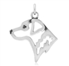 Sterling Silver Chesapeake Bay Retriever necklace