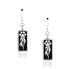 Sterling Silver Flaming Paws Earrings