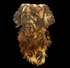 GOLDEN RETRIEVER METAL WALL SCULPTURE