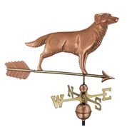 Golden Retriever Copper Weathervane