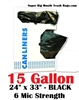 15 Gallon Trash Bags