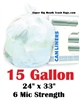 15 Gallon Trash Bags