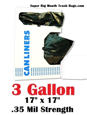 3 Gallon Trash Bags