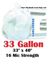 33 Gallon Trash Bags