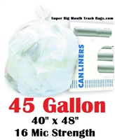 45 Gallon Trash Bags