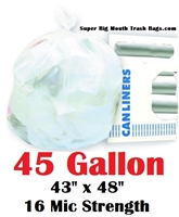 45 Gallon Trash Bags