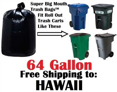 64 Gallon Trash Bags in Hawaii