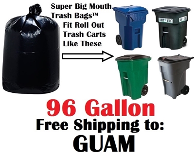GUAM 96 Gallon Garbage Bags