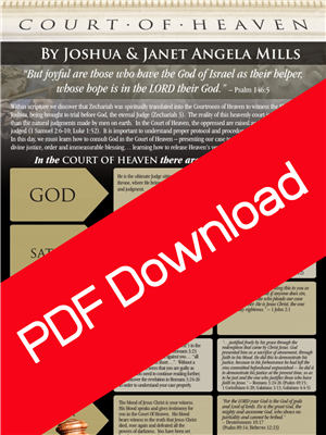 The Court Of Heaven - Joshua & Janet Mills (Digital PDF Download)
