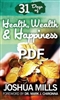 31 Days of Health, Wealth & Happiness - Joshua Mills (Digital PDF Book)