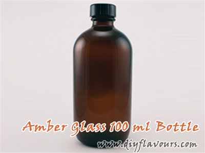 100 ml amber glass bottle