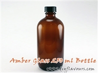 250 ml amber glass bottle