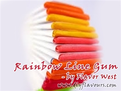 Rainbow Line Gum Flavor by FlavorWest