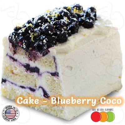 Blueberry Coco Cake by One On One Flavors