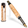 Baron Fountain Pen - Birds Eye Maple