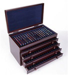 Mahogany Pen Chest - 76 Pens