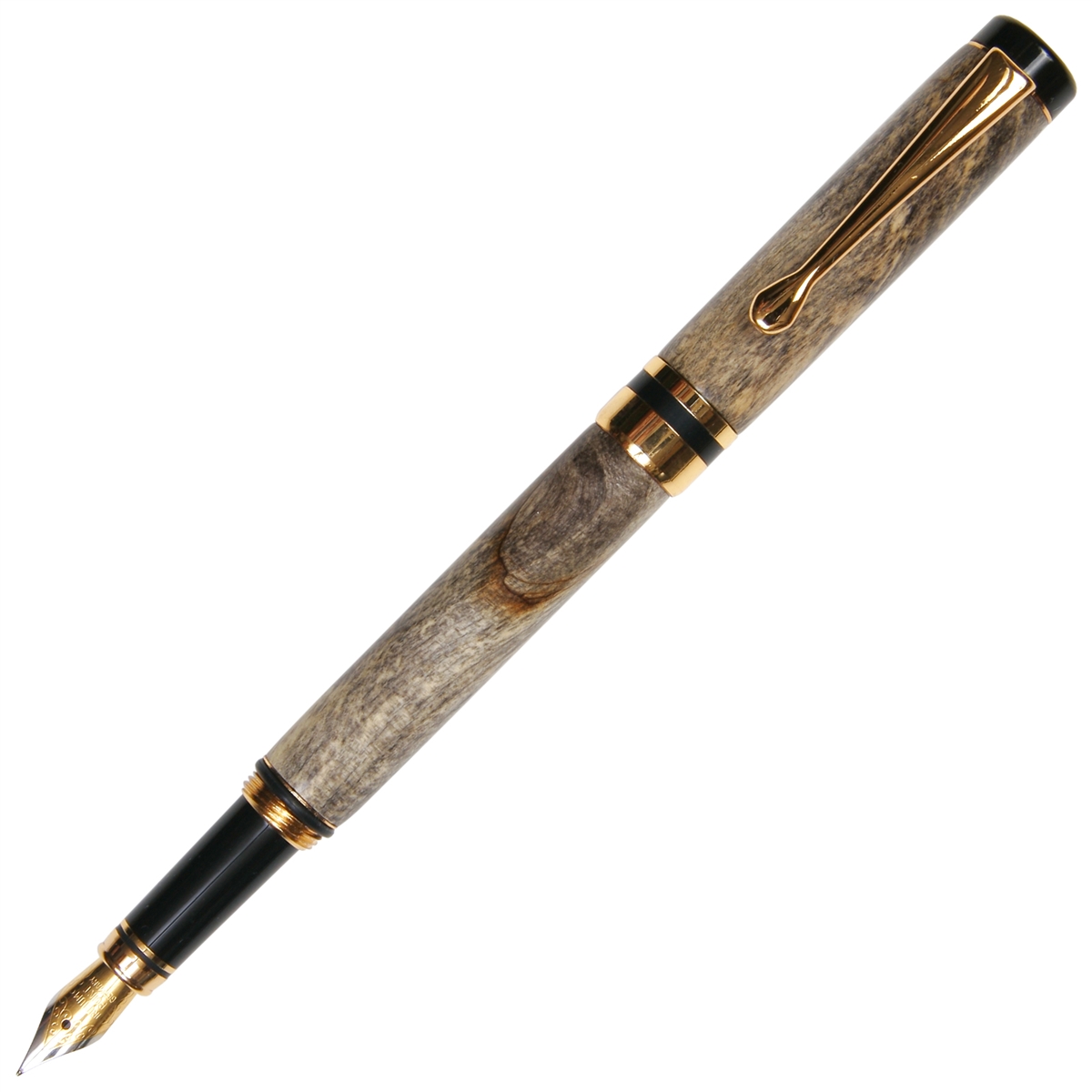 Classic Fountain Pen - California Buckeye Burl