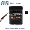 Private Reserve Ebony Brown Fountain Pen Ink Bottle 42-ebb - Lanier Pens
