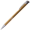 B205 Series Promotional Click Activated Ball Point Pen with a Gold aluminum body - Lanier Pens