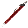 C201 Series Promotional Click Activated Ball Point Pen with a Red aluminum body - Lanier Pens