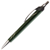 C203 Series Promotional Click Activated Ball Point Pen with a Green aluminum body - Lanier Pens