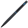 4G Ball Pen - Matt Black with Blue Accents