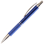 A203 Series Promotional Click Activated Pencil with a Blue aluminum body - Lanier Pens