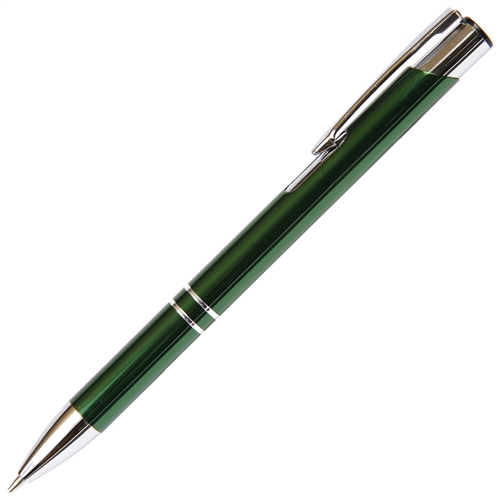 B203 Series Promotional Click Pencil with a Green aluminum body - Lanier Pens