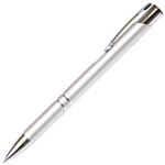 B204 Series Promotional Click Pencil with a Silver aluminum body - Lanier Pens