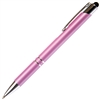 B208 Series Promotional Click Activated Ball Point Pen and Stylus with a Pink aluminum body - Lanier Pens