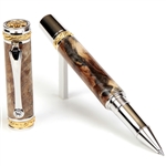 Majestic Rollerball Pen - Buckeye Burl