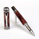 Majestic Rollerball Pen - Red Maple Burl