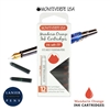 Monteverde G305MO Ink Cartridges Clear Case Gemstone Mandarin Orange- Pack of 12 / Monteverde G305MO Mandarin Orange Ink Cartridges Pack of 12