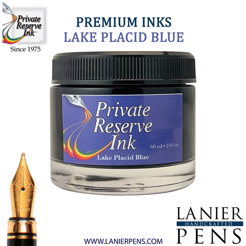 Private Reserve Ink Bottle 60ml - Lake Placid Blue (PR17032)