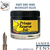 Private Reserve Ink Bottle 60ml - Midnight Blue-Fast Dry Ink (PR17041)