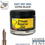 Private Reserve Ink Bottle 60ml - Ultra Black-Fast Dry Ink (PR17044)