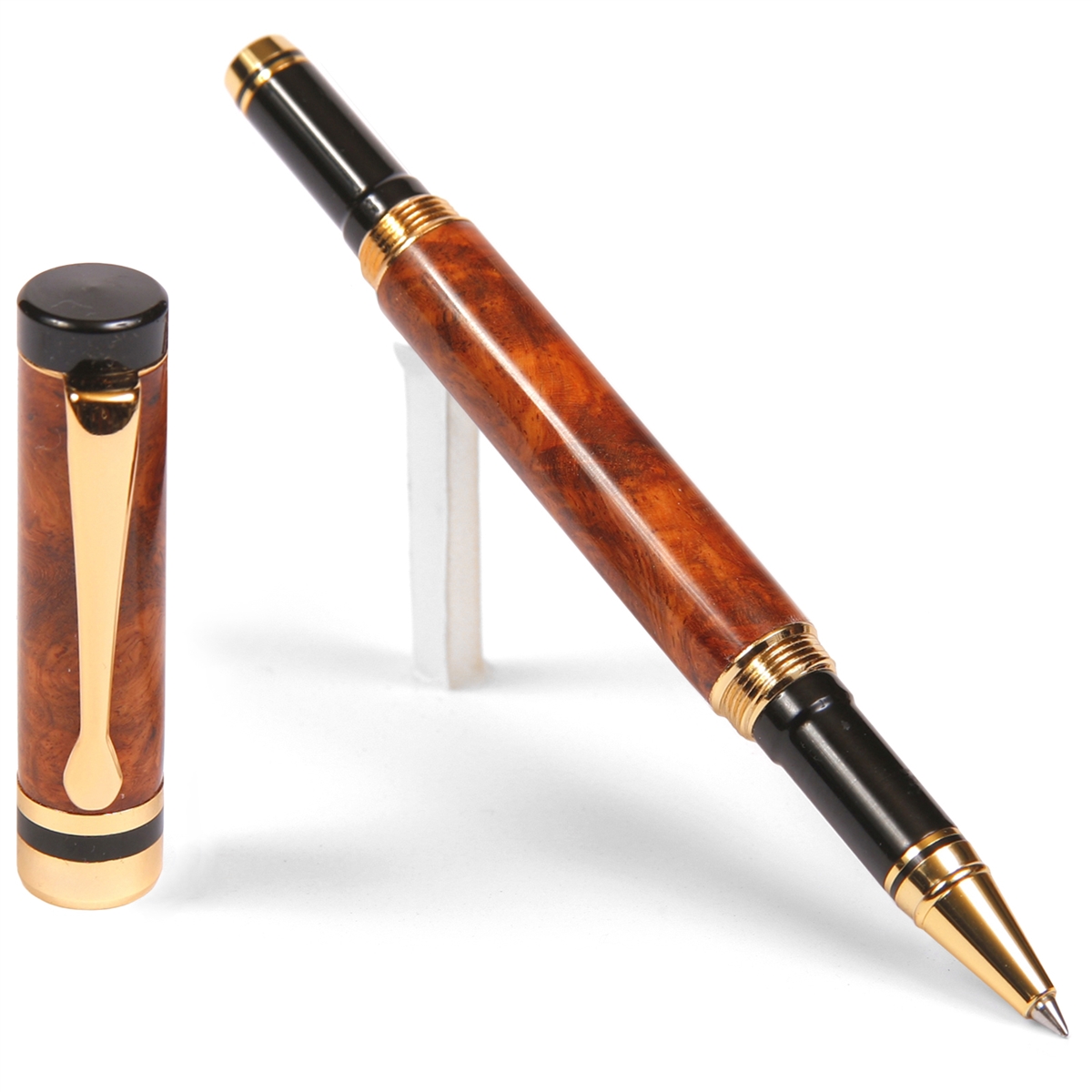 Classic Rollerball Pen - Ambonya Burl