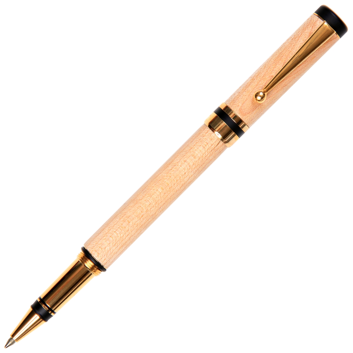 Classic Elite Rollerball Pen - Birds Eye Maple