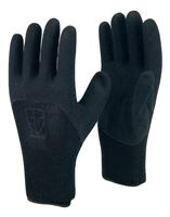 1 dozen (12 pairs) Black LATEX PALM COATED Nylon flexible glove