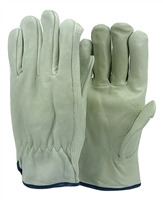 1 dozen (12 pairs) Cowhide Full Grade A leather work glove
