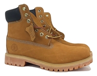 061 Jacata Brand Men's Genuine Leather Wheat Classic Padded Collar Style Construction boots