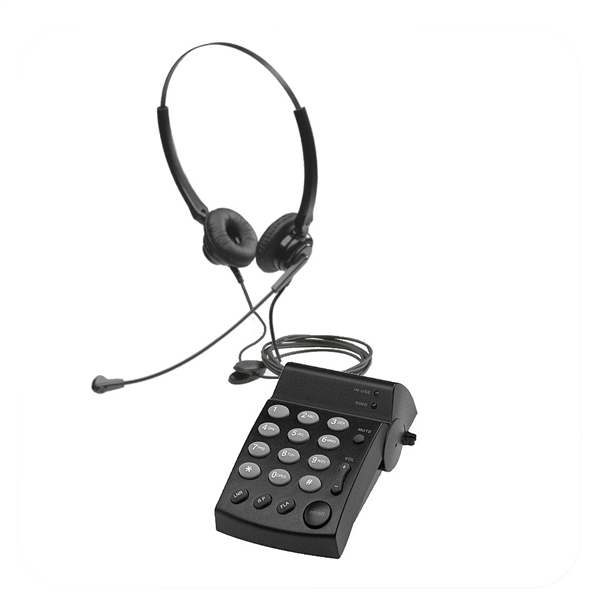 Eco Series Dual Ear Noise Canceling Headset - w/ DA202 Telephone 2003B-3003