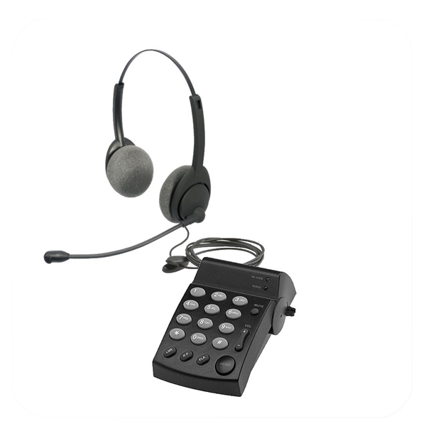 Air Series Dual Ear Noise Canceling Headset - w/ DA202 Telephone