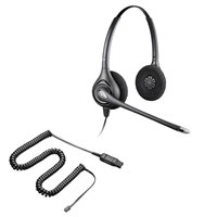 Plantronics HW261N SupraPlus Headset w/ Noise Canceling Mic - 26716-01 Amplifier/Cisco Direct Connect Cable Bundle