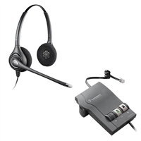 Plantronics HW261N SupraPlus Headset w/ Noise Canceling Mic - M22 Vista Amplifier Bundle