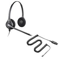 Plantronics HW261N SupraPlus Headset w/ Noise Canceling Mic - A10 Direct Connect Cable Bundle