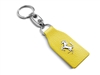 Ferrari Genuine Yellow Leather Keychain