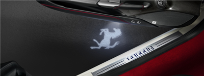 Ferrari F430 Under-door Lighting with Logo